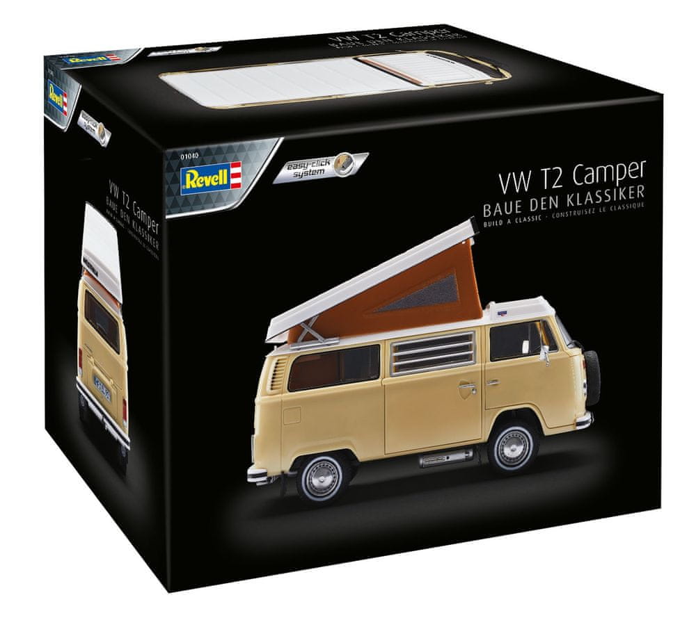 Revell Adventní kalendář auto 01040 - EasyClick ModelSet VW T2 Camper (1:24)