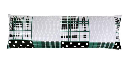 Bellatex POVLAK na relaxační polštář - 45x120 cm (povlak na zip) - Patchwork zelená