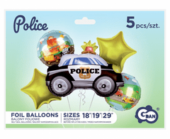 GoDan Balónová kytice Policejní auto