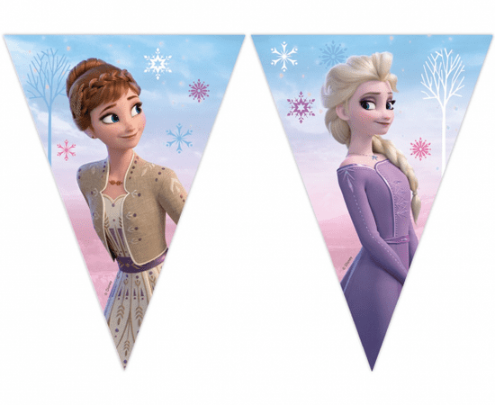 Procos Vlajky na párty Ledové království Anna a Elsa - 230 cm