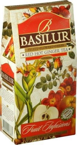 Basilur Cejlonský ovocný čaj se zázvorem. 100g. Fruit Infusions Red Hot Ginger