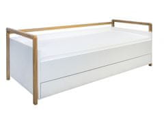 Kocot kids Dětská postel Victor II 180x80 cm bílá, varianta 80x180, se šuplíky, s matrací