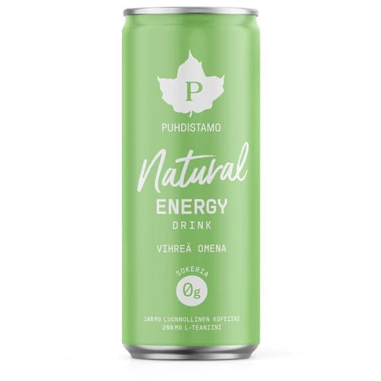 Natural Energy Drink 330 ml - green apple