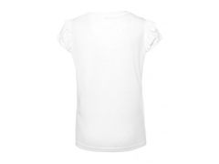 Gemini Dámské tričko s volánky D1513 - Fresh made M bílá