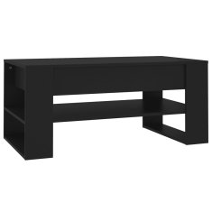 Vidaxl Konferenční stolek černý 102 x 55 x 45 cm kompozitní dřevo