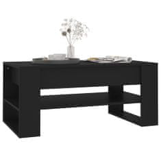 Vidaxl Konferenční stolek černý 102 x 55 x 45 cm kompozitní dřevo