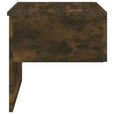 Greatstore Nástěnný noční stolek kouřový dub kompozitní dřevo
