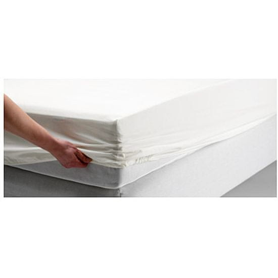 Lux Dream Extra měkké prostěradlo ze 100% egyptské bavlny na matraci výšky 25 cm bílé
