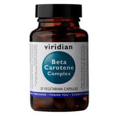 VIRIDIAN nutrition Beta Carotene Complex 30 kapslí 
