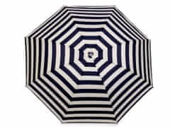 Kraftika 1ks 6 modrá tmavá dámský skládací deštník pruhy
