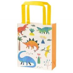 MojeParty Dino party color – tašky dárkové 15,5 x 28 cm 8 ks