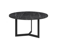 Matis Konferenční stolek SATURN 80 - mramor černý