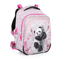 Bagmaster Školní tříkomorový batoh s vyjímatelným bederním pásem - panda - Beta 22 B