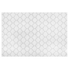 Beliani Oboustranný šedý koberec s geometrickým vzorem 160x230 cm AKSU