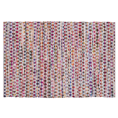 Beliani Pestrý bavlněný koberec 160x230 cm ARAKLI