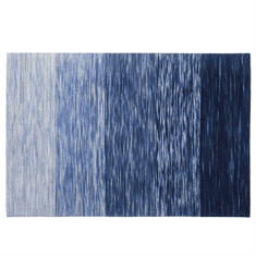 Beliani Modrý krátkovlasý koberec 160x230 cm KAPAKLI