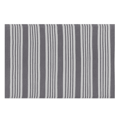 Beliani Venkovní koberec 120 x 180 cm šedý a bílý DELHI
