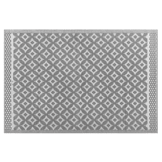 Beliani Venkovní koberec 120 x 180 cm šedý THANE