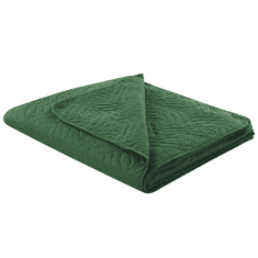 Embosovaný přehoz na postel 220 x 240 cm zelený BABAK