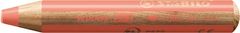Stabilo Barevné pastelka "Woody", pastelová červená, maxi, 3v1 – pastelka, vodovka, voskovka, 880/301