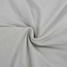 Vidaxl Strečový potah na čtyřmístnou pohovku šedý polyesterový žerzej