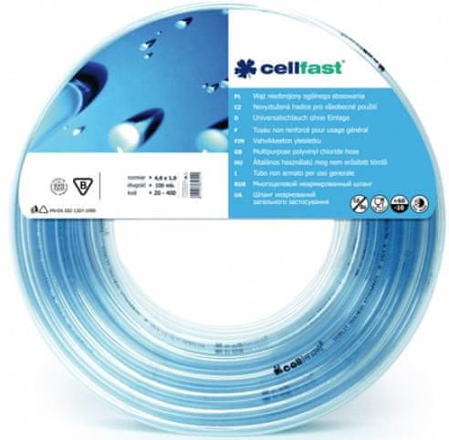 Cellfast Hadice pro všeobecné použití 16,0X2,0 50Mb Nevyztužená