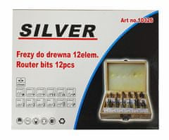 Silver Tvarové frézy s ložiskem 12Cz./Stříbro