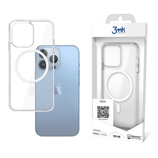 3MK Mag Case pouzdro pro Apple iPhone 13 Pro - Transparentní KP20211