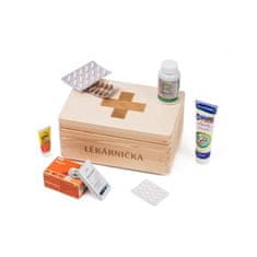 Čisté dřevo Dřevěný box - lékárnička
