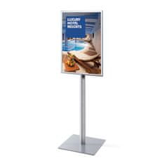 Jansen Display Informační stojan infopole s klaprámem A1, ostrý roh, profil 25mm
