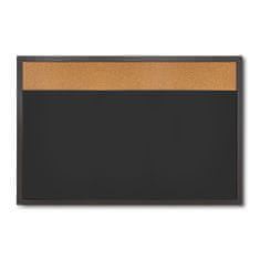 Jansen Display Combi Board - Černá tabule / Korek 60 x 90 cm