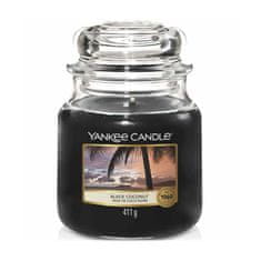 Yankee Candle vonná svíčka Black Coconut (Černý kokos) 411g