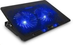 Connect IT chladící podložka FrostBreeze pro notebook 15.6", modré LED