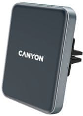 Canyon držák telefonu do ventilace auta MegaFix CA-15, Qi, magnetický, wireless nabíjení,