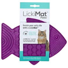 LickiMat Lízací podložka pro kočky Felix Purple