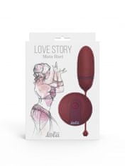 Lola Games Vibrační vajíčko na dálkové ovládání Love Story Mata Hari wine red