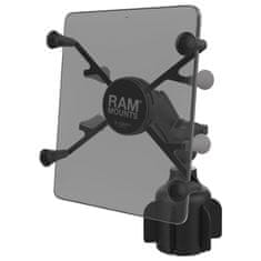 RAM MOUNTS RAM sestava - držák X-Grip pro 7"-8" tablety se středním ramenem a základnou do držáků nápojů v autě