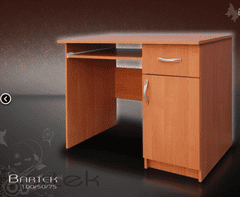 eoshop PC stůl Bartek lamino, v75 x š100 x h50 cm