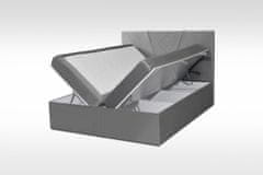 eoshop Manželská postel Boxspring soft + rošt, lamino, 160x200cm