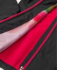 ARDON SAFETY Dámská softshellová bunda ARDONFLORET černá s růžovými zipy