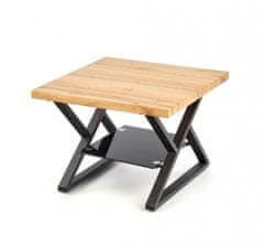 Halmar Konferenční stolek Xena čtverec, přírodní dub