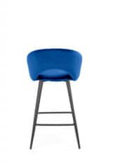 Halmar Barový židle H96, modrá