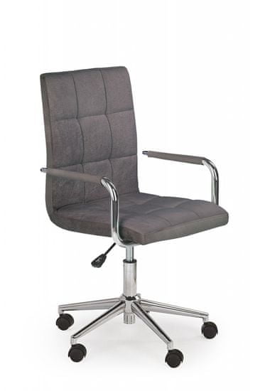 Halmar Kancelářská židle Gonzo 4, šedá