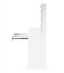 Halmar Toaletní stolek Hollywood, bílá