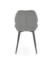 Halmar Kovová židle K453, šedá