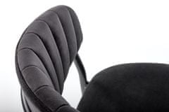 Halmar Kovová židle K426, černá