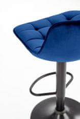 Halmar Barový židle H95, modrá