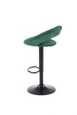 Halmar Barový židle H102, tmavě zelená