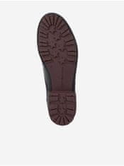 Tommy Hilfiger Černé dámské kožené kotníkové boty Tommy Hilfiger 36