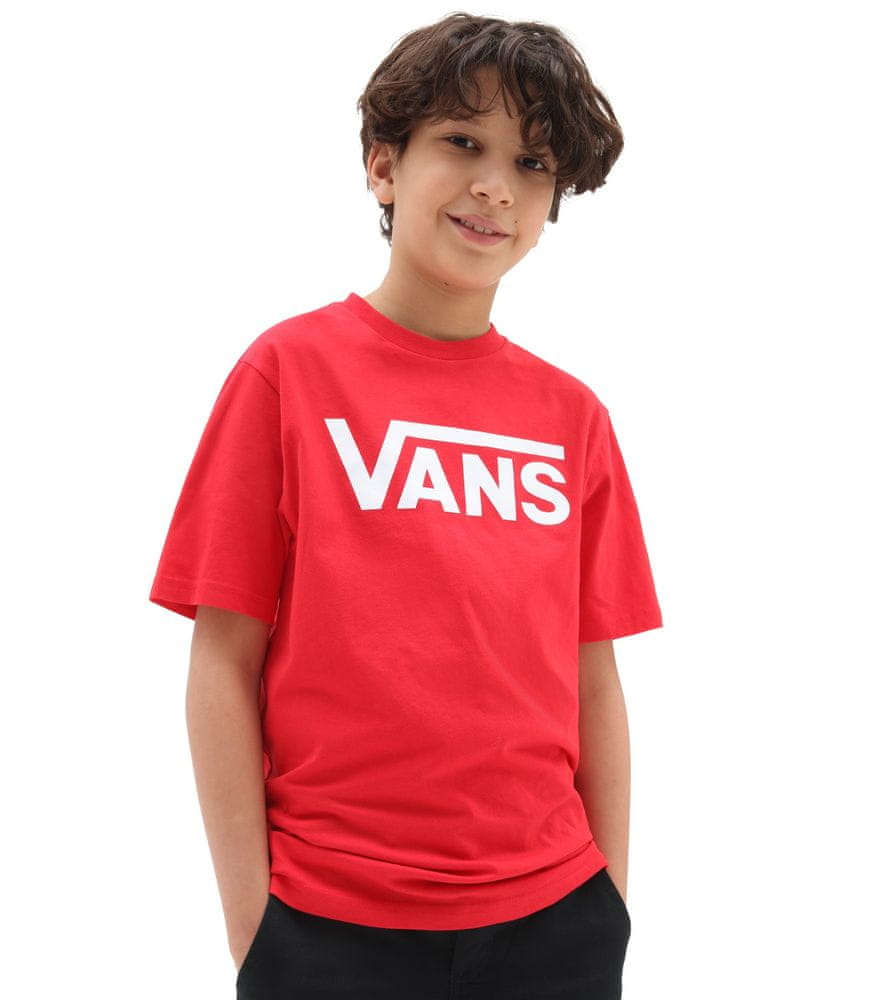 Vans chlapecké tričko By Vans Classic Boys True Red VN000IVF0PZ1 červená S